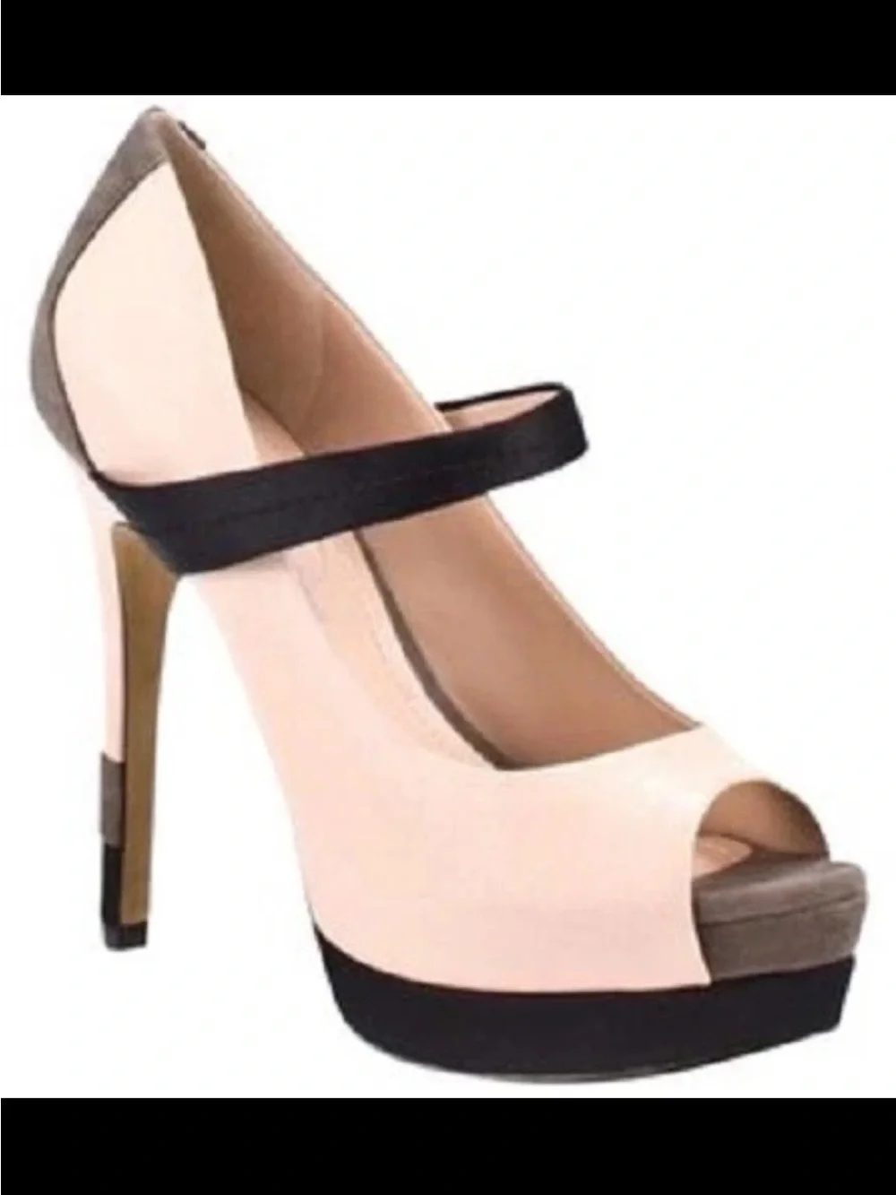 Jessica Simpson Ely blush leather platform pumps 9